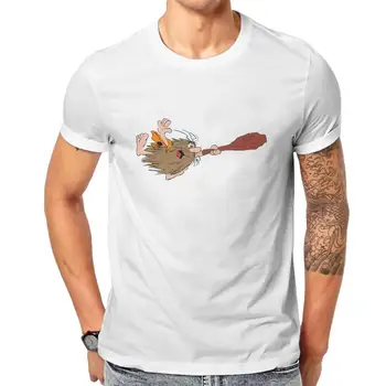 Vintage Kapitán Caveman Lucky Boy T-Shirt pre Mužov Posádky Krku Čistá Bavlna Tričká Krátky Rukáv Tee Tričko Classic Oblečenie