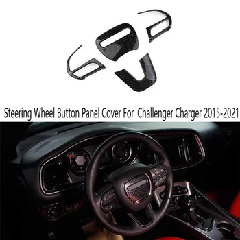 Volant Tlačidlo Panel Kryt Výbava Rám pre Dodge Challenger Nabíjačku 2015-2021