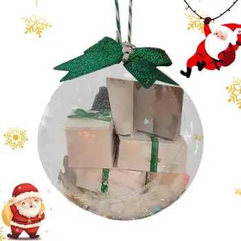 Vtipné Vianočné Darčeky Ozdoby, Vianočné Ozdoby, Darčekové Krabice Zábavné Ozdoba Mini Darčekové Krabice 3,5 Palcový Vianočné Gule Pre Strán
