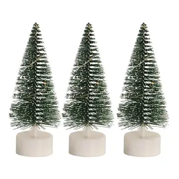 Vysoko kvalitné Materiály Slávnostné Led Vianočný Stromček, Dekorácie Odolný Mini Ornament na spoločenské Dovolenku Dekorácie Vytvoriť