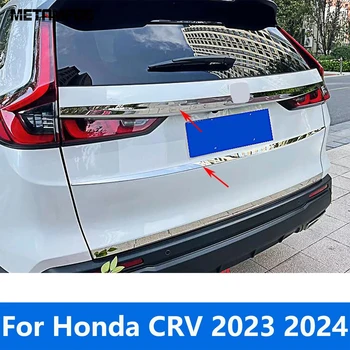 Zadné Veko Kufra Boot Kryt Výbava Pre Honda CR-V CRV 2023 2024 Nehrdzavejúcej Ocele Chvost kľučky Pásy Výbava Príslušenstvo Auto Styling
