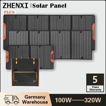 ZHENXI 320W 220W Prenosný Solárny Panel 18V Moc Skladací Solárny Regulátor pre Power Station USB Vonkajšie Nabíjačku Systém Batérie