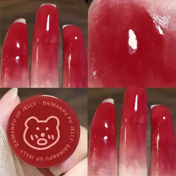 Zrkadlo Hydratačné Rúže Med Trvalé Č Vyblednutiu Zubov Jelly Sladké Prírubové Tesnenie Lip Glaze Ženy Kórejský Make-Up
