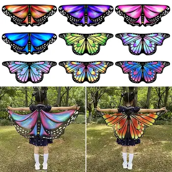 Šaty Gilding Party & Holiday DIY Dekorácie Výkon Rekvizity Víla Krídla Motýlie Krídla Ramenné Popruhy Motýlích Krídel Kapskom